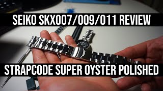 Seiko SKX Strapcode Polished Super Oyster Bracelet Review [upl. by Ailugram]