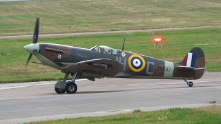 Spitfire visits RAF Northolt 🇬🇧 🇵🇱 [upl. by Hoxie629]