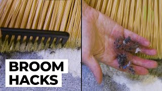 4 Cleaning Hacks to Sweep and Broom More Efficiently  Lifehacker [upl. by Lajes]