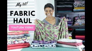 My 1st Fabric Haul [upl. by Ornie909]