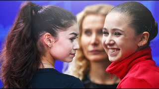 Kamila and Aliona debut at Russian Test Skates   Autumn Classic Review [upl. by Lesirg]