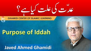 Iddat ki illat kya hai Purpose of Iddah  Javed Ahmed Ghamidi [upl. by Michaud597]