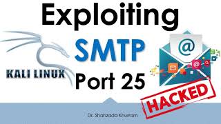 Exploiting SMTP Port 25  Kali Linux  Metasploitable2  Lab [upl. by Garrott327]