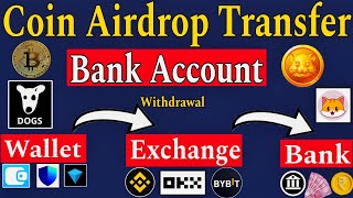 Coin airdrop Withdrawal To Bank Account  Coin Money Transfer To Bank  Hamster Kombat Withdrawal [upl. by Pacian]