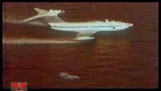 Ekranoplan KM Caspian Sea Monster seaplane Russian [upl. by Wattenberg]