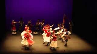 Polish folk dance Polka quotGalopka od Przeworskaquot and Krakowiak [upl. by Tallia863]