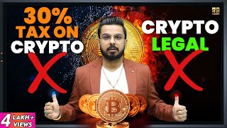 Taxation on Cryptocurrency Explained  How to Pay Zero Tax  Bitcoin is not Legal in India [upl. by Otrebireh]