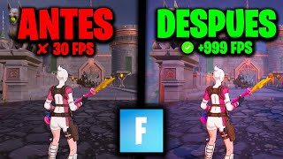 La MEJOR OPTIMIZACION Para FORTNITE C5S4 ✅ AUMENTA tus FPS [upl. by Lessig]