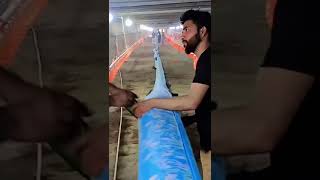 How to check brooder functionality in broiler shed love travel poultryhouse broiler brooder [upl. by Ahseikal]