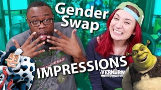 GENDERSWAP IMPRESSIONS CHALLENGE ft BLACK NERD [upl. by Sufur]