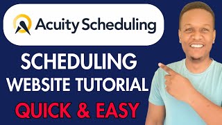 HOW TO MAKE ACUITY SCHEDULING WEBSITE BEGINNERS GUIDE [upl. by Nuhsyar]