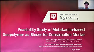 Conference Feasibility Study of Metakaolinbased Geopolymer as Binder for Construction Mortar [upl. by Valeda82]