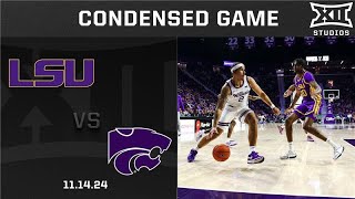 LSU vs Kansas State Condensed Game  202425 Big 12 Mens Basketball [upl. by Emyaj]