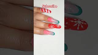 Beautiful christmas 🎄nails arts nails nailart shortvideo [upl. by Wittie181]