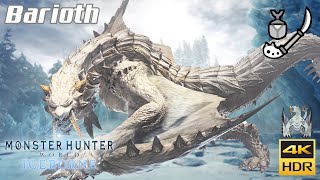 MHW ICEBORNE  Barioth Gameplay [upl. by Lecia]