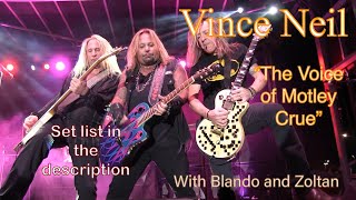 Vince Neil quotFULL SHOWquot playing his favorite quotMotley Cruequot songs of over 30 years [upl. by Meggi476]