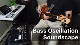 Ambient Bass Soundscape  Rob Allen Mouse Fretless Bass Boss GT1000core Boss RE202 Space Echo [upl. by Brout330]