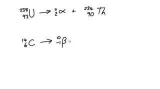 Nuclear decay equations GCSE level [upl. by Notserp836]