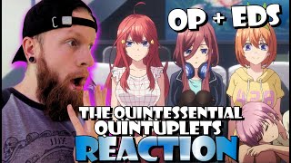 First Time Reaction The Quintessential Quintuplets OP amp ED 🤯 [upl. by Nodnnarb]