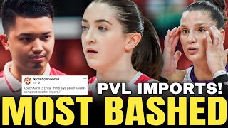 ERICA STAUNTON at ZOI FAKI MOST BASHED PVL IMPORTS ASSISTANT COACH KARLO SANTOS MAY REBELASYON [upl. by Ahseinar774]