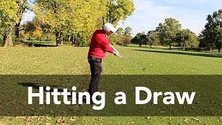 How to Hit a Draw in 3 Simple Steps  Golf Instruction  My Golf Tutor [upl. by Oiluj137]