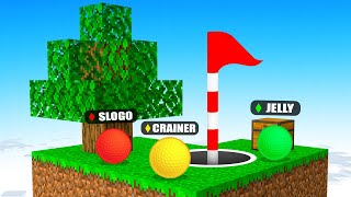 GOLF IT On A Minecraft SKY BLOCK [upl. by Aneeb]