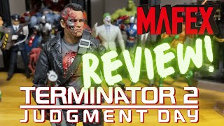 MAFEX 191 Terminator 2 Battle Damaged T800 QUICK REVIEW [upl. by Ased574]