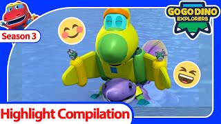 GOGODINO Dinosaur Adventure Compilation  EP0406  Dinosaurs for Kids  Cartoon  Toys  Robot [upl. by Prem]