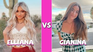 Elliana Walmsley Vs GiaNina Paolantonio TikTok Dances Compilation [upl. by Burkhardt273]