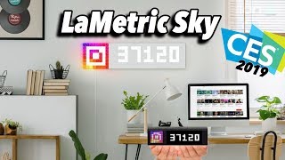 LaMetric Sky  Mosaic Light Panels  ShowStoppers  CES 2019 [upl. by Abeu]