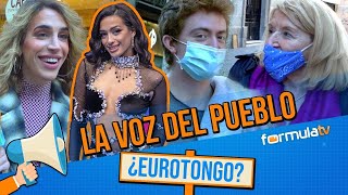 ¿Ha habido EUROTONGO ¿Ganará Chanel Eurovisión Salimos a la calle para conocer La Voz del Pueblo [upl. by Euginom]