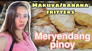 How to make maruya  banana fritter howtomakemaruya bananafritter panlasangpinoy meryendangpinoy [upl. by Areid]