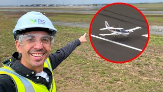 First Plane Lands at Sydneys NEW Airport [upl. by Fairlie122]