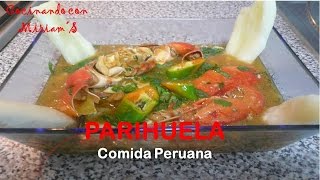 PARIHUELA  RECETAS  COMIDA PERUANA [upl. by Goldia]