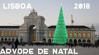 Árvore de Natal em Lisboa DRONE Christmass Tree Lisbon 2018 [upl. by Rellek135]