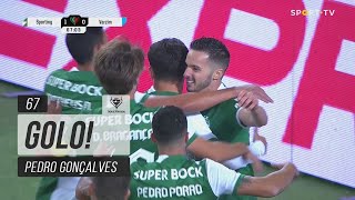 Goal  Golo Pedro Gonçalves Sporting 10 Varzim SC Taça da Portugal 2122 [upl. by Patrizius423]