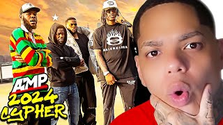 BenjaminBucks Reacts to AMP FRESHMAN CYPHER 2024 [upl. by Aidualk231]