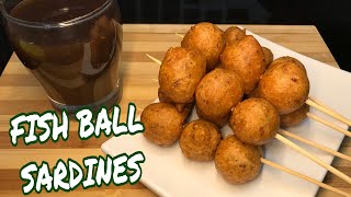 FIRST TIME MAKING FISHBALL SARDINES  How To Make Fish Ball SardinesLOWCOST RECIPE annechanvlogs [upl. by Rumpf373]