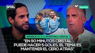 CON CAUTE EN RACHA CRISTAL goleÃ³ 04 a MANNUCCI y ya piensa en la COPA  DESPUÃ‰S DE TODO âš½ðŸŽ™ï¸ [upl. by Cates424]