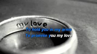 Westlife  My Love karaoke with lyrics [upl. by Nohsram544]