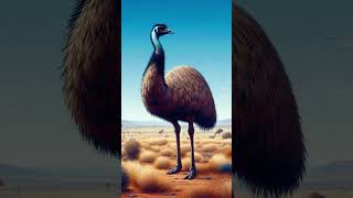 Amazing Emu Facts Natures Marvelous Giant Bird  Rainbow Kids BD  Emu  Facts  shorts [upl. by Nahgiem]