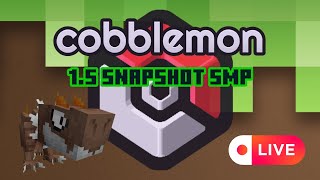 Catching Cobblemon on 15 Snapchat SMP Minecraft Cobblemon [upl. by Refinnaej328]