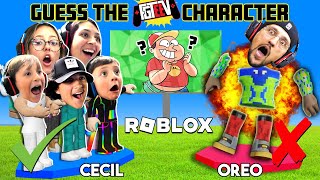 Roblox GUESS or OOF Game Hurricane Ian FGTeeV Family vs Fans [upl. by Aipmylo499]