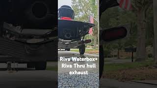 Yamaha Fx Cruiser Svho exhaust comparison Stock vs Riva Thru hull exhaust [upl. by Minna]