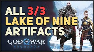 All Artifacts Lake of Nine God of War Ragnarok [upl. by Branca]