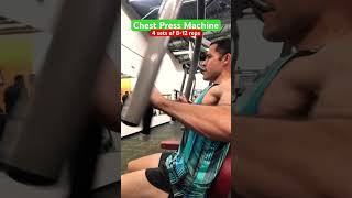 Chest Press Machine Exercise [upl. by Annig]