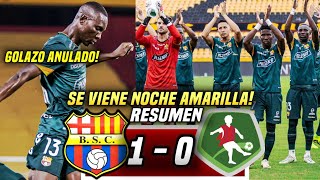 RESUMENBARCELONA SC 10 MUSHUC RUNA GOLAZO ANULADO y REFUERZOS LESIONADOS SE VIENE NOCHE AMARILLA [upl. by Anahcra58]