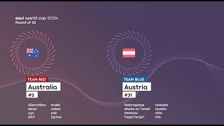 osu World Cup 2024 Australia vs Austria Round of 32 [upl. by Eremihc459]