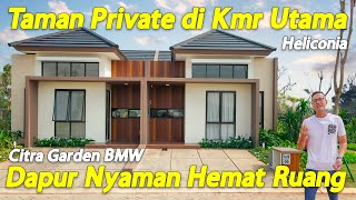 Rumah Compact Tetap Luas Masih Dapat Taman Private Heliconia di Citra Garden BMW [upl. by Nillad]