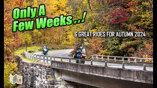 6 Great Scenic Motorcycle Roads for AUTUMN 2024 [upl. by Airdnassac103]